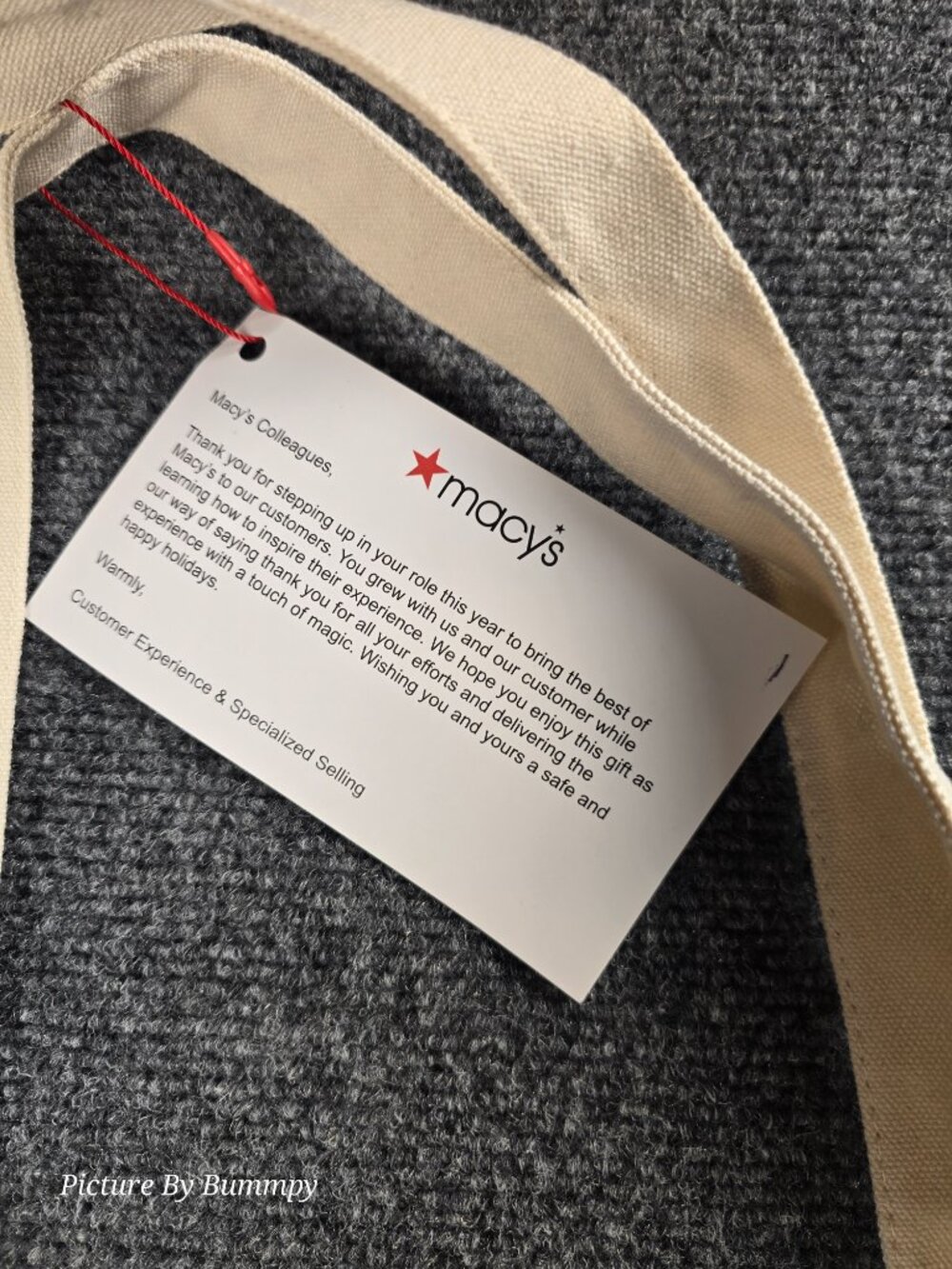 Macy's canvas tote bag - Picture 5 of 8